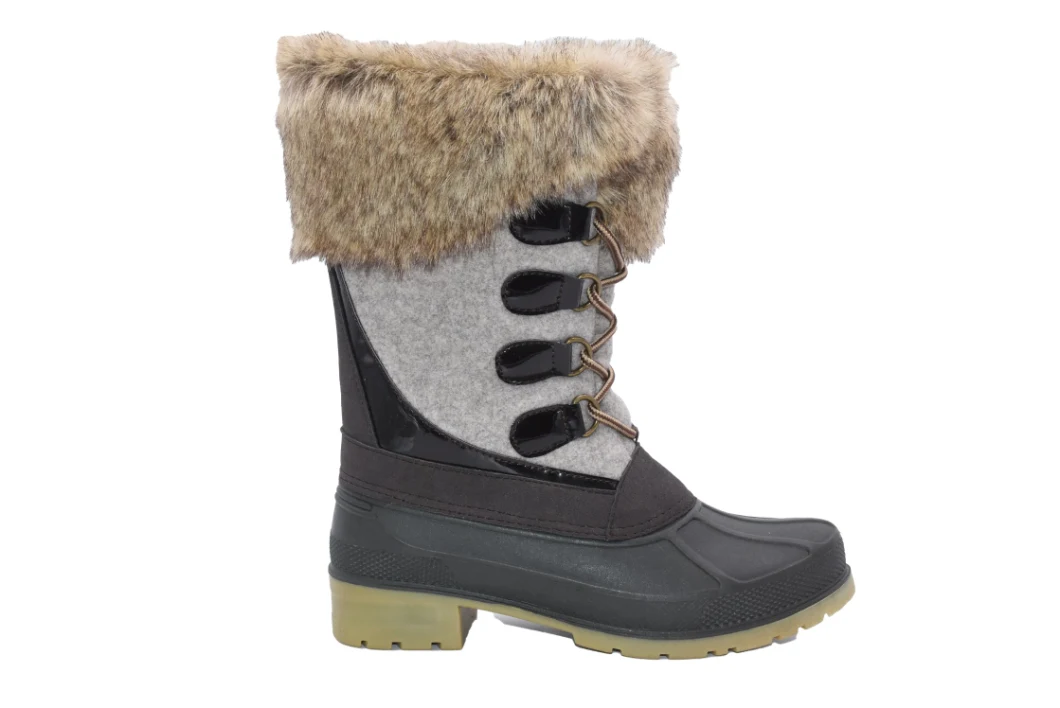 Winter Ladies Snow Boots Women′ S Shoes Warm Non-Slip Cotton Casual Snow Boots