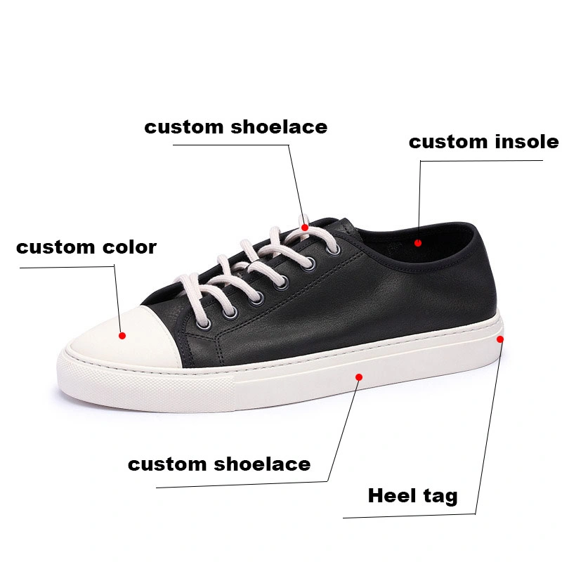 New Custom Footwear Walking Style Shoe Casual Shoes PU Leather Men Sneakers