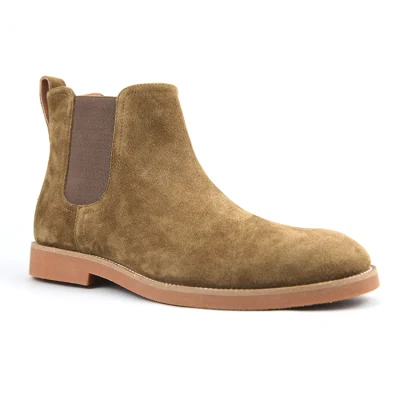 Men's Chelsea Boots Casual légères bottines Bottes habillées élastiques classiques pour les hommes